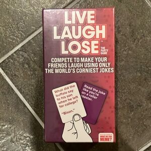Live Laugh Lose Party Game
